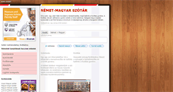 Desktop Screenshot of nemet-magyar-szotar.hu